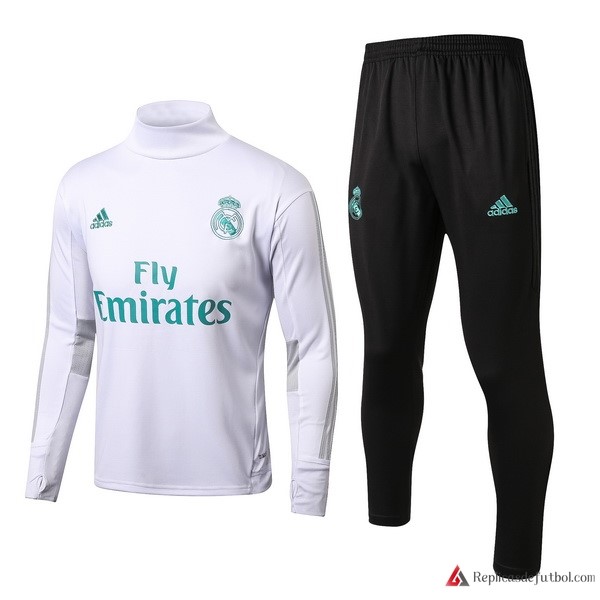 Chandal Real Madrid 2017-2018 Blanco Negro